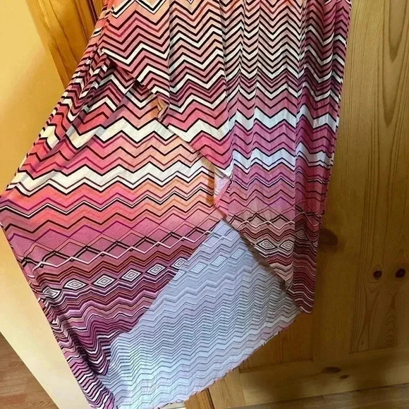 Jennifer Lopez Maxi Dress With Chain Embellishment Size Large - Picture 2 of 6